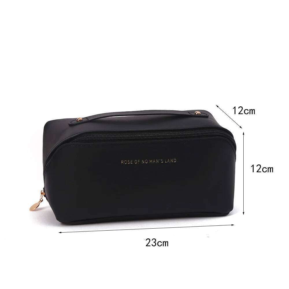 1Pc Travel Bag,Large Capacity Cosmetic Bags for Women,Waterproof Portable Pouch Open Flat Toiletry Pattern Makeup Bag XJ260310