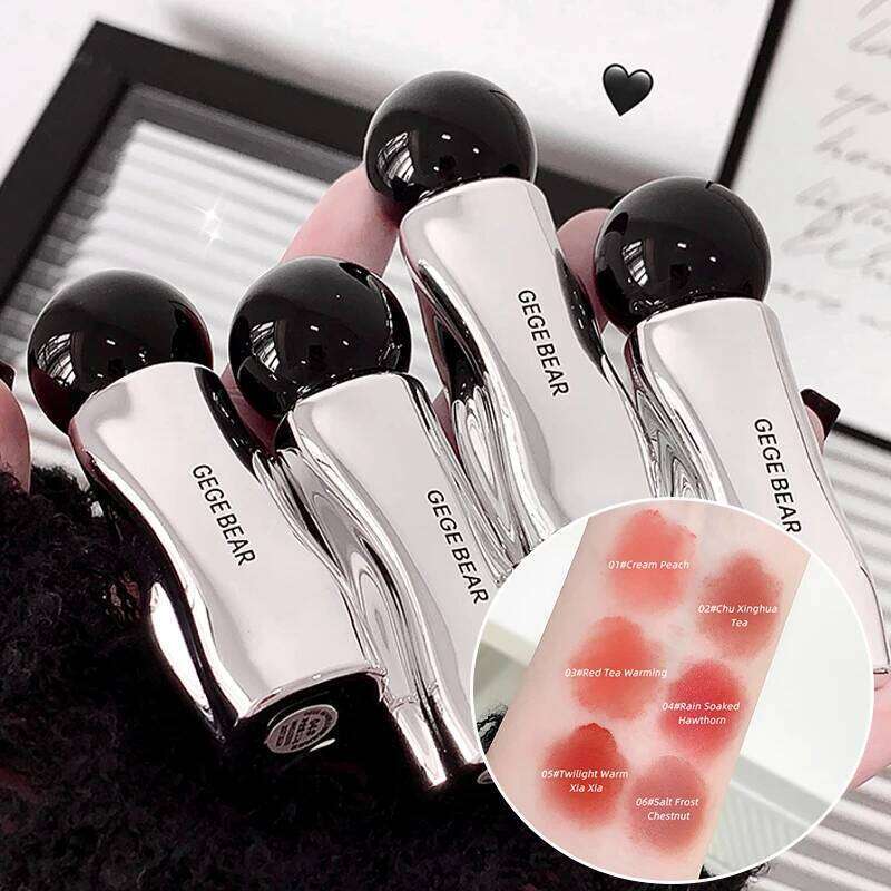 Gege bear Matte Velvet Liquid Lipstick Long Lasting Gloss Tint Waterproof Lips Makeup For Women Lip Glaze Cosmetics Z260310