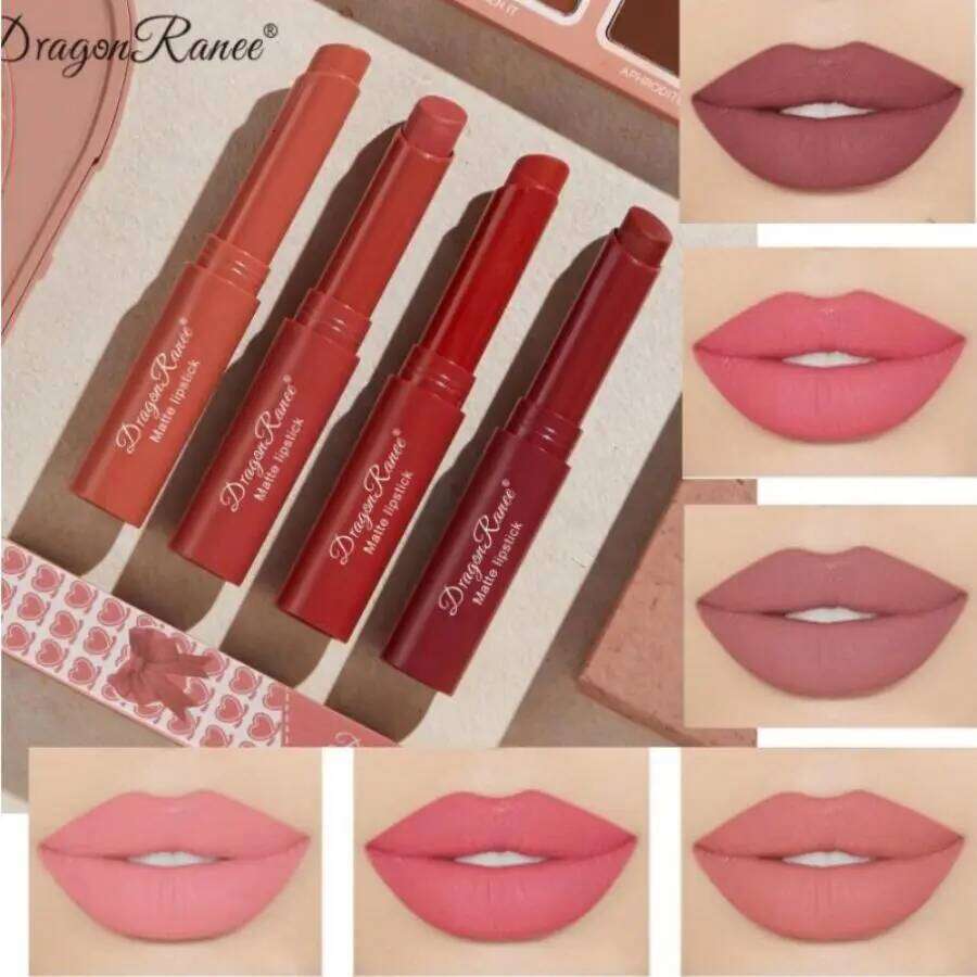 Non-Fading Moisturizing European and American Makeup Velvet Waterproof Not Easy to Fade Matte Lipstick Z260310