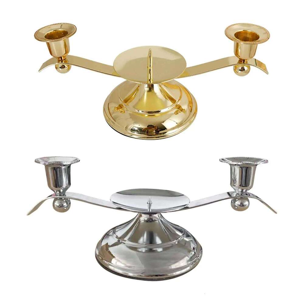 Pillar Holders Metal Candlestick Stand Elegant Table Centerpiece Candle Decor for Home Wedding Party H260310