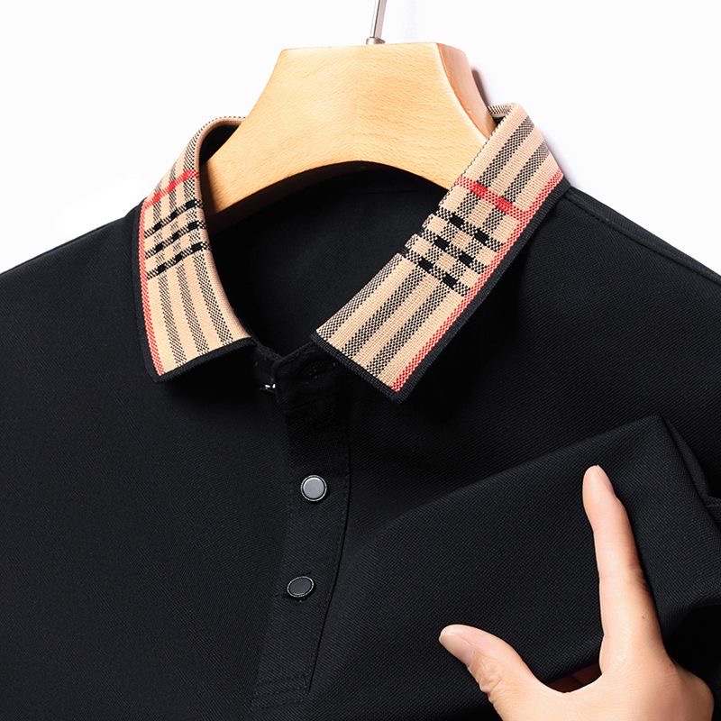 Men's Polo Shirts Luxury High-Quality Summer T-Shirts Breathable Crew Neck Polos with Short Sleeves