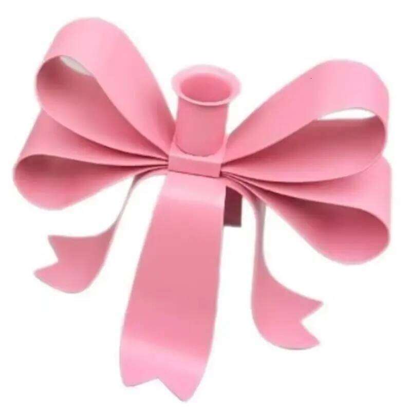 HHO-Iron Candle Holder Ornament For Table Decoration, Valentine' S Day, Christmas, Candlelight Dinner Party H260310