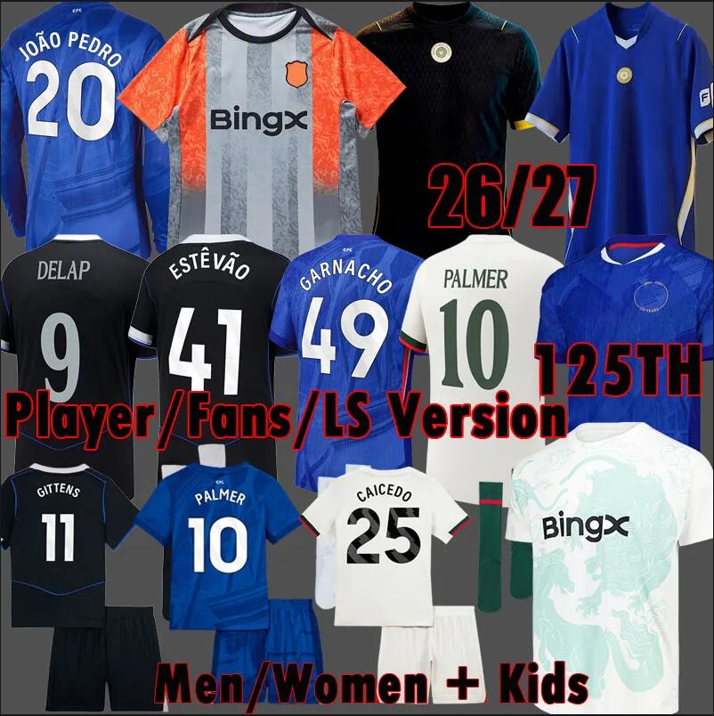 Chelseasea 26 27 Kits ENZO CFC GITTENS CAICEDO DELAP Soccer JerseyS NETO RETRO ESTEVAO 120 Anniversary jersey 2025 2026 PALMER 10 football shirts JOAO PEDRO GARNACHO