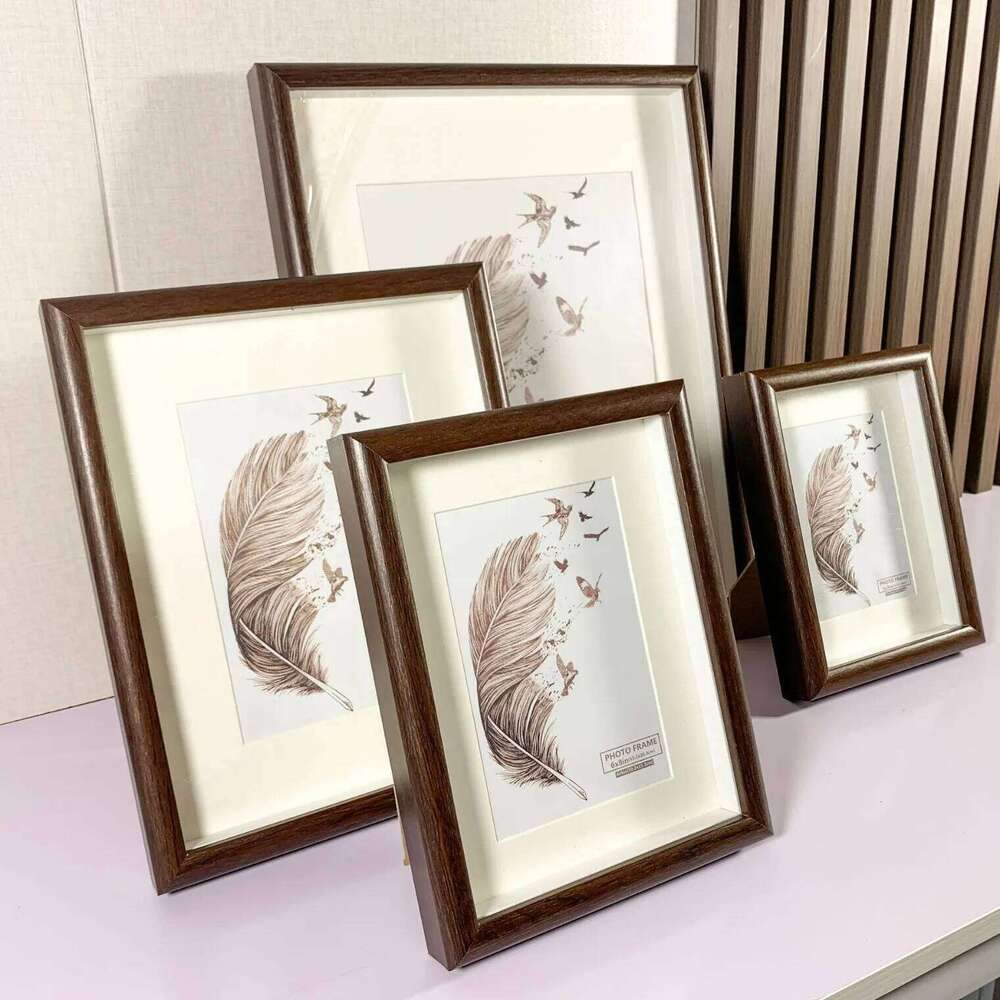 Classic Hollow Picture Dried Flower Specimen Frame Three-dimensional Table 6 "7" 8 "wood Decorative Painting H260310