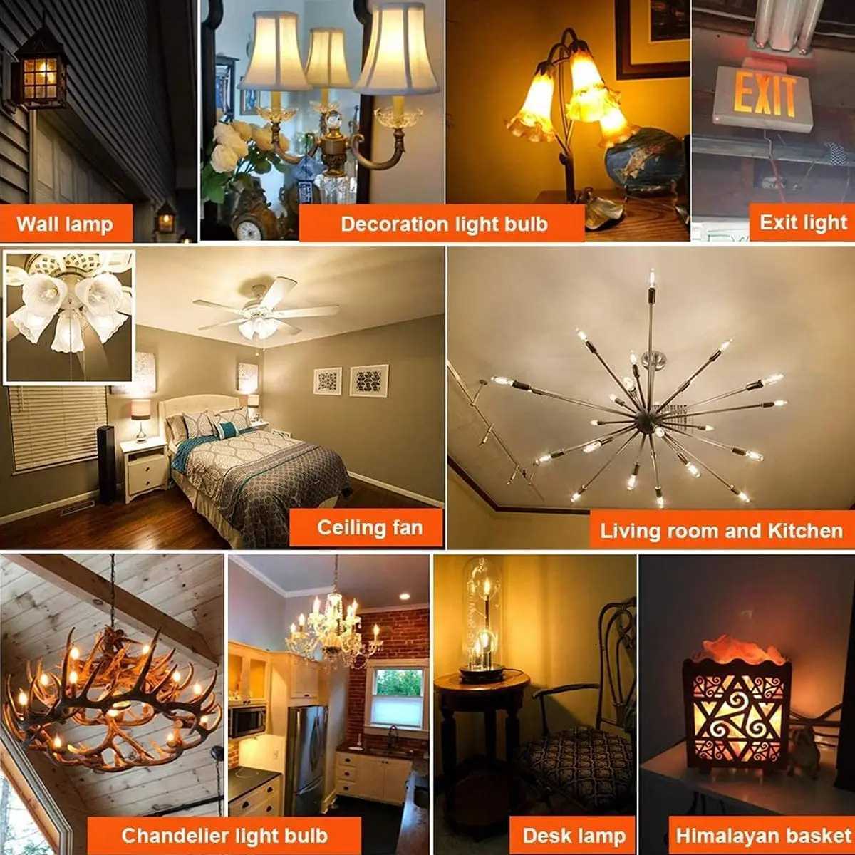 Edison Spiral Light LED Bulb E14 LED Light T25 4W Cooker Hood Filament Lamp Extractor Fan Bulb Warm White Dimmable Lighting 220V H260310