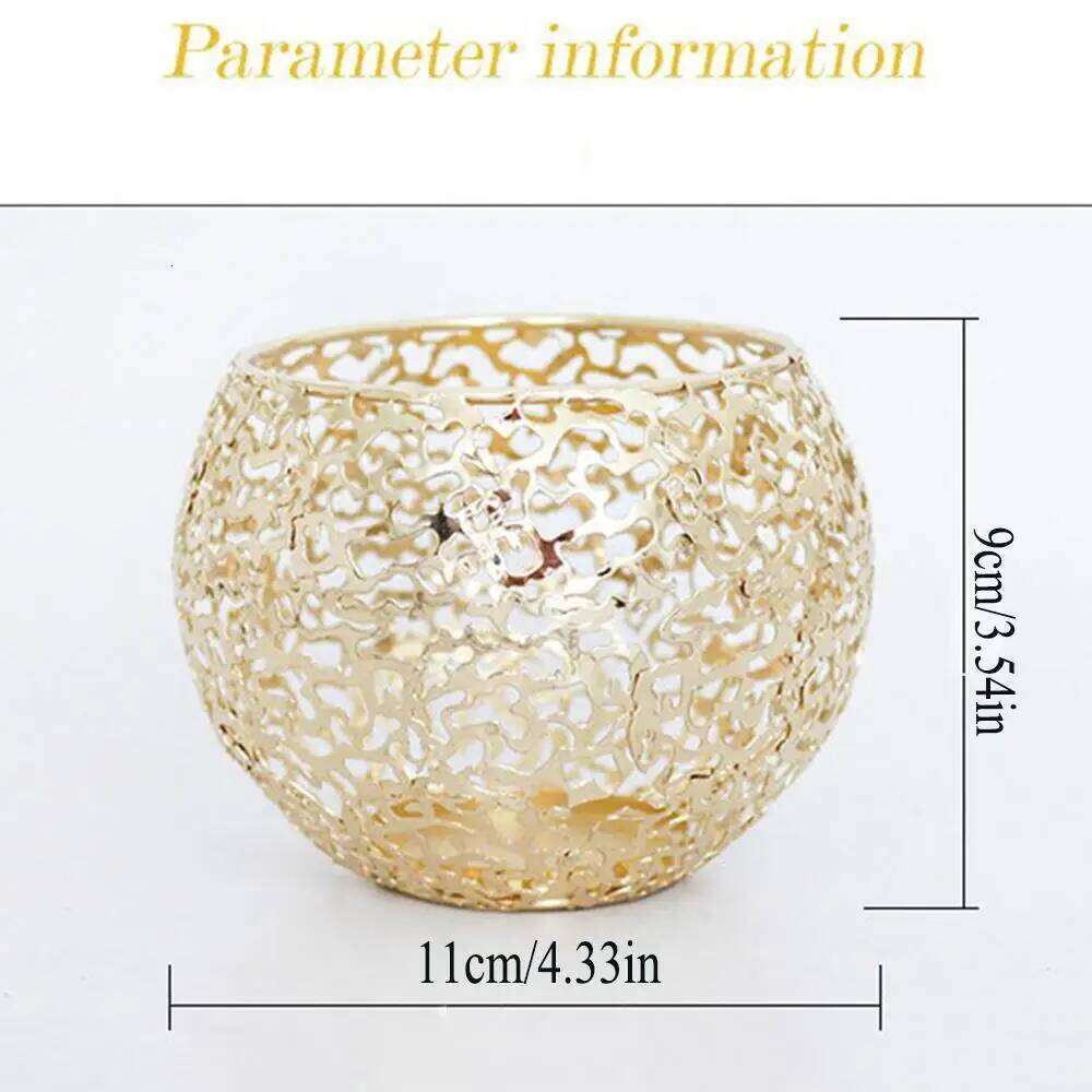 Candlestick Iron Vintage Metal Ornaments Cool Ins Style Items Desktop Hollow Electroplating Creative Supplies Beautiful Decor H260310