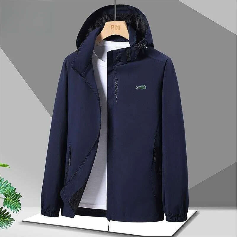 Jackets Outerwear Coats Outdoor Sports for Men Women Single Layer Thin Trendy Windproof Waterproof Spring and Autumn Jacket Men's Clothing - view 8