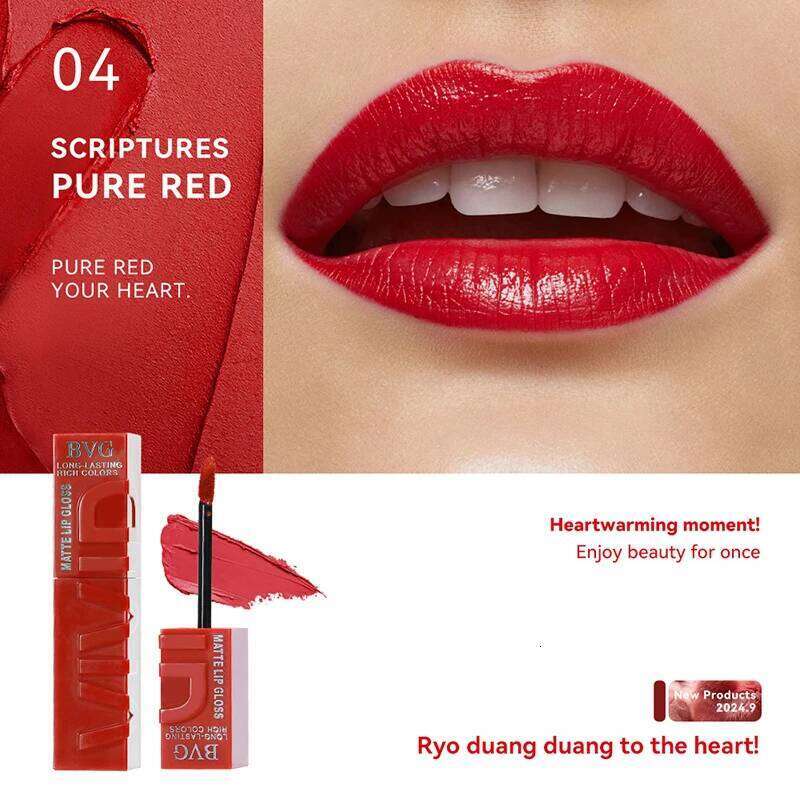 Multi-color matte lasting lip gloss non-greasy non-fading high-end warm colors rich makeup liquid lipstick Makeup New Z260310