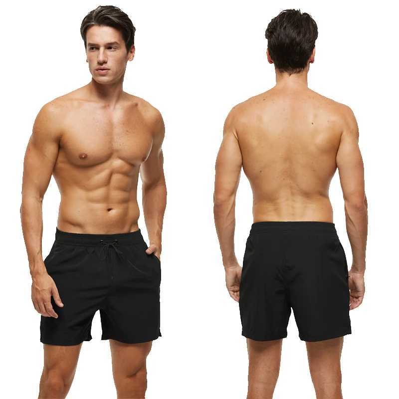 Escatch Brand Summer Swimming Shorts Men Fashion Sport Breathable Elastic Waist Mesh Liner With Pocket Bermudas Masculina Shorts N260310