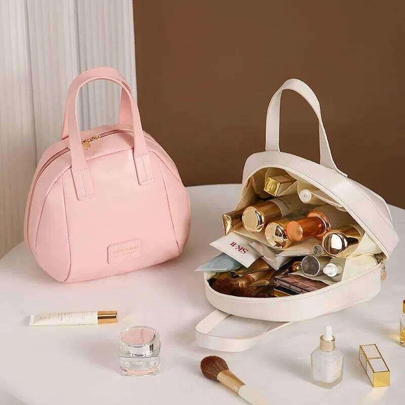 Maillard cosmetic PU waterproof portable travel toiletry storage bag large capacity XJ260310