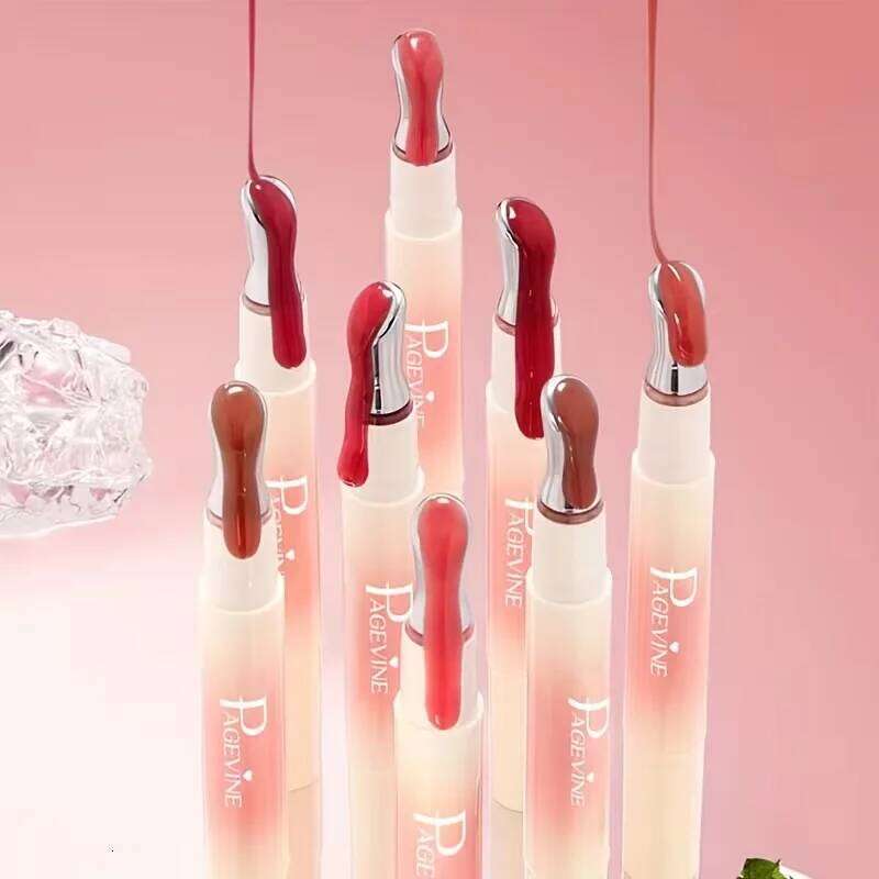 Watery glaze long-lasting no smudge nude lipstick moisturizing lip gloss for women does not fade Z260310