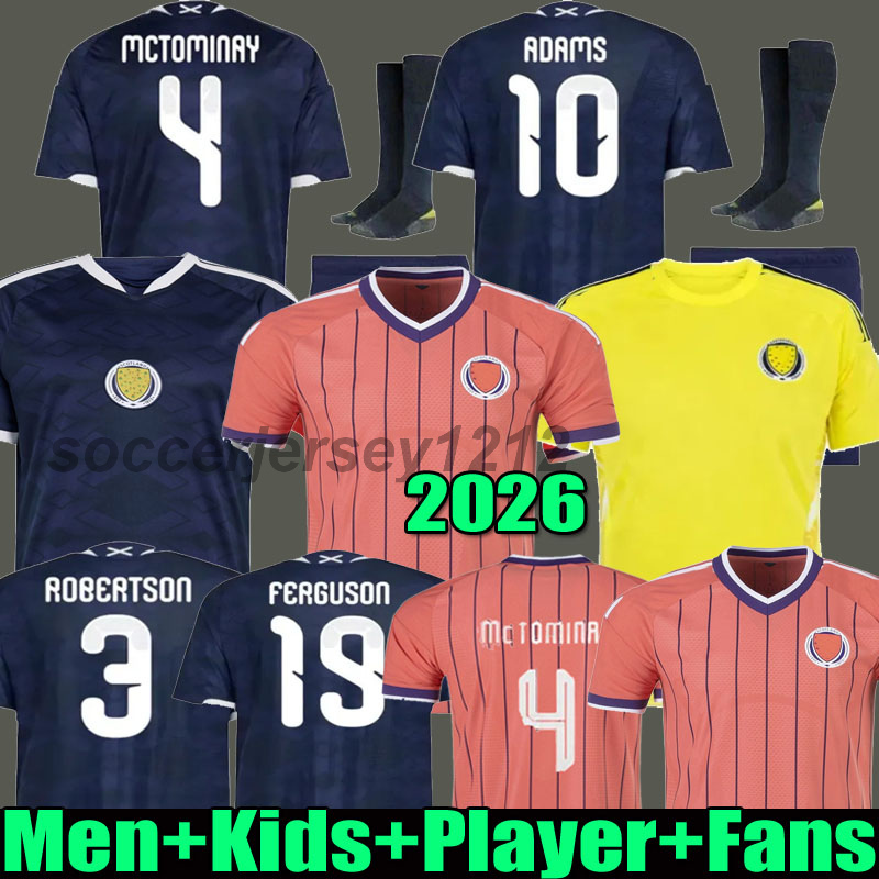 2026 SCoTlaNd Soccer Jersey 25 26 27 ScoTTisH MCGINN 2027 Football Shirt Kids Kit Set player fans 150 Years Anniversary Men 2025 ROBERTSON FARSER Adams
