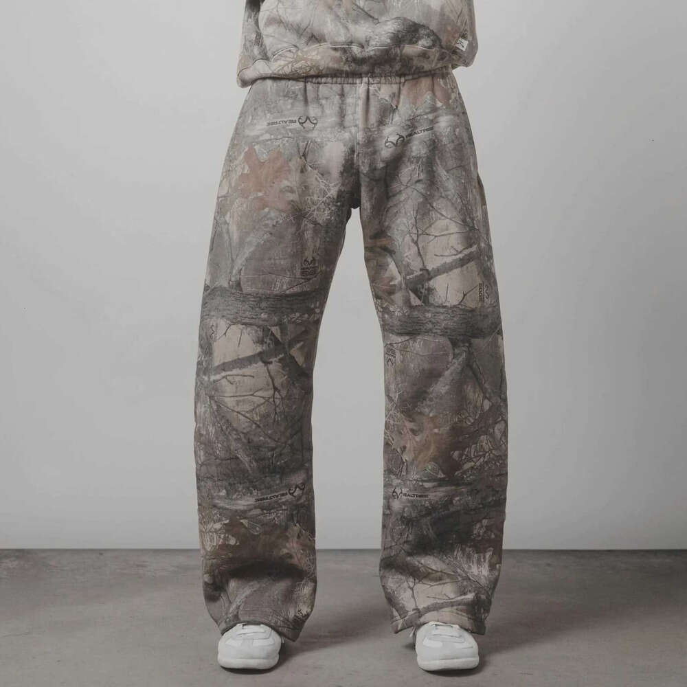 Y2K Streetwear Men Camouflage Pattern Print High Street Hip Hop Sweatpants Women Oversized Unisex Casual Camo Baggy Pants Free shipping Men's Clo