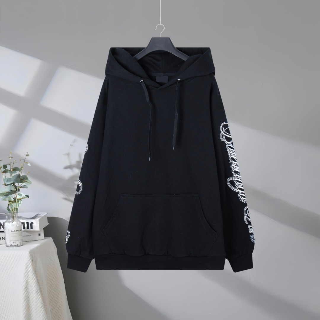Men's Plus Size Hoodies & Sweatshirts Round neck embroidered and printed polar style summer wear with street pure cotton d233tv