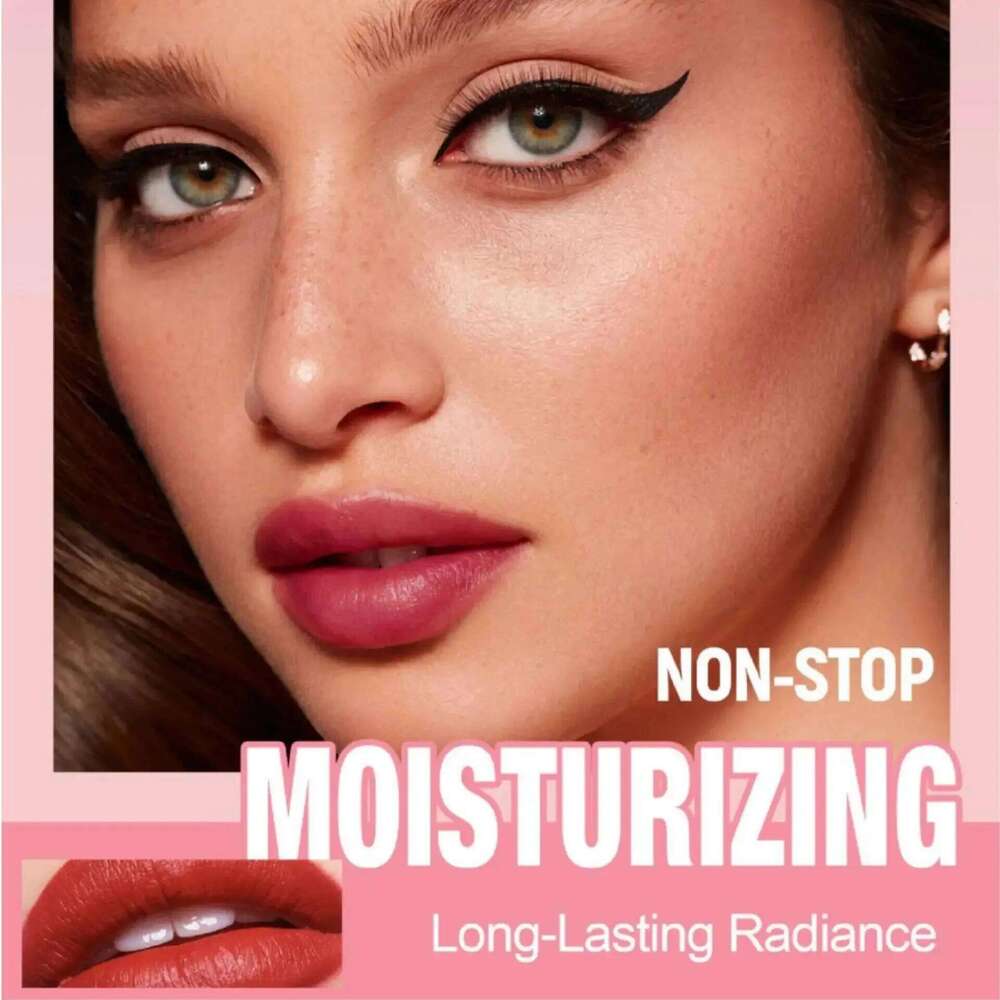 Waterproof Velvet Lipstick Set Matte High Pigment Long Lasting Moisturizing Non Fade Nude Red Lip Gloss Beauty Cosmetic Z260310