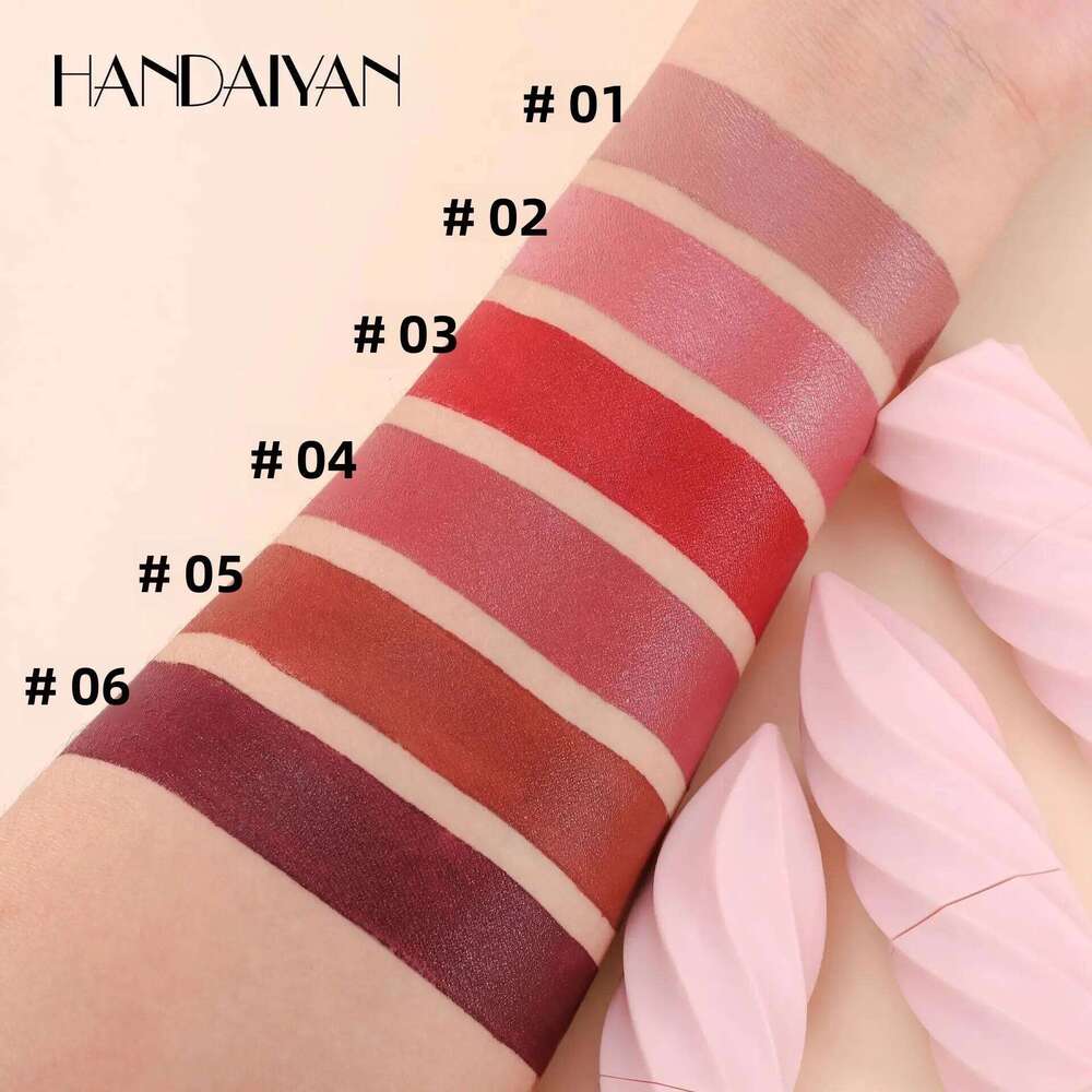 Ice Cream Matte Lipstick Nourishing Moisturizing Waterproof Highly Pigmented Long Lasting Velvet Satin Lip Gloss Non Stick Cup Z260310