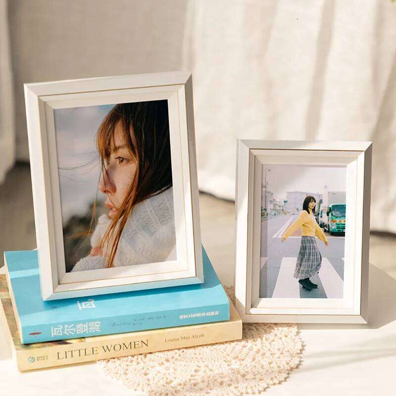 Simple literary creative 5 6 7 8 10 inch A4 wedding couple photo frame wall setting H260310 - view 5