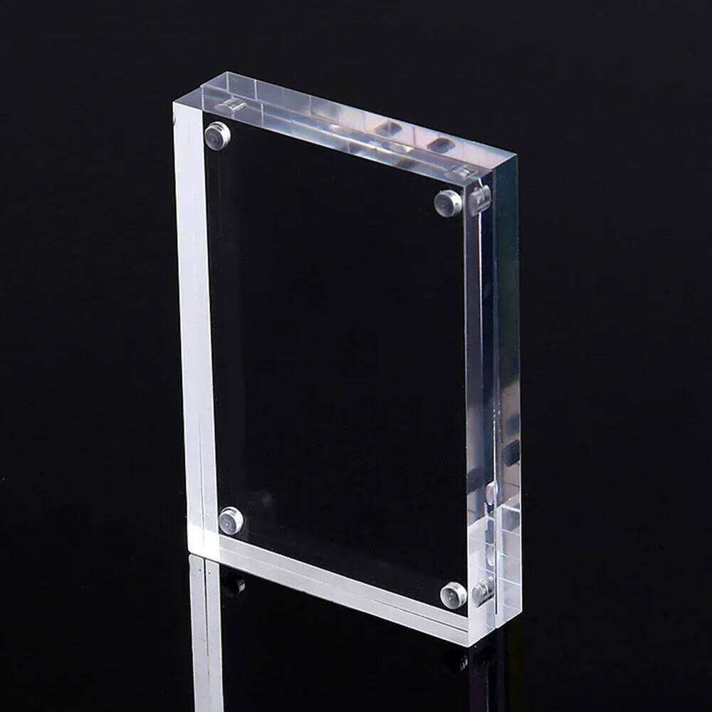 1 Pc Transparent Photo Acrylic Magnetic Frame Poster Display Stand 3/5mm For Room Desk Home Decoration H260310 - view 4