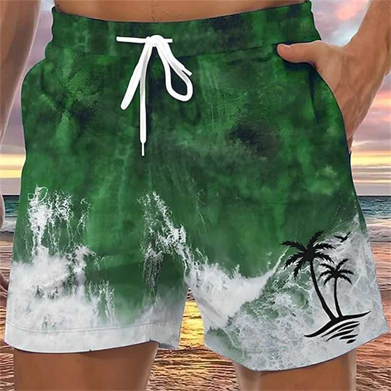 Coconut Tree 3D Print Sports Quick-Dry Breathable Men Kid Outdoor Street Casual Vacation Comfort Parent-child Short Beach Pants N260310