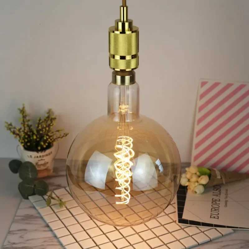 Large Size Bulb Big Decorative Led Bulb 200mm Diameter Edison Bulb E27 G200 6W 220V Super Warm Home Decoration H260310