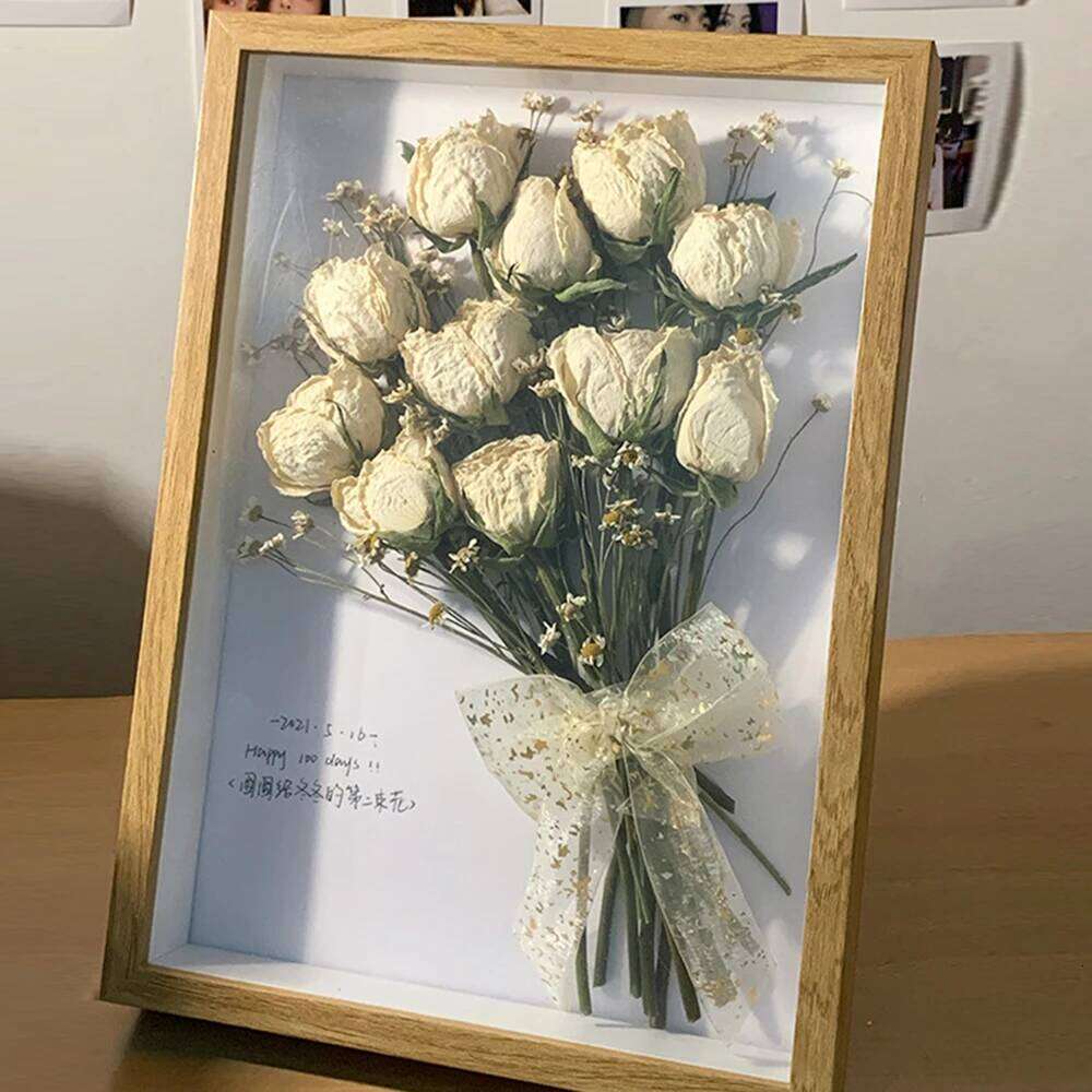 Depth 5cm DIY 3D Wooden For Displaying Three-Dimensional Works Nordic Wood Picture Frame Photo Decor H260310 - view 3