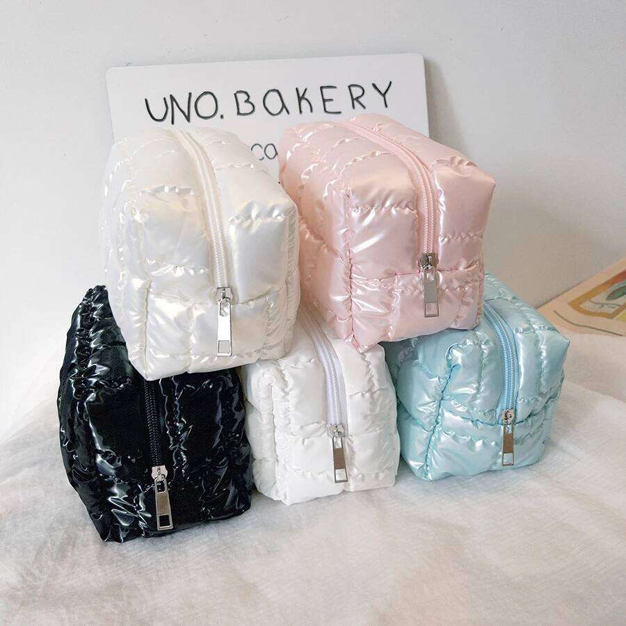 Simple Ins Style down Travel Cosmetic Women's Portable Handheld Large Capacity High-End Sensation Toiletry Storage Bag XJ260310