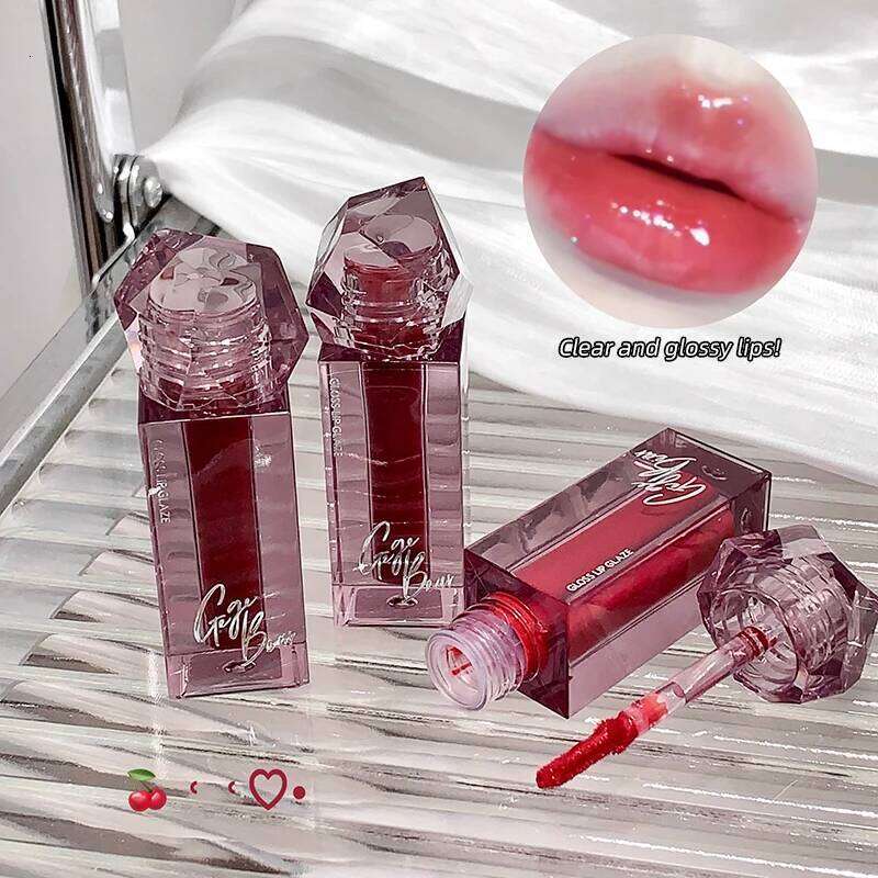 Gege bear water is long-lasting, non fading, and not easy stick to cup lip gloss - irregular angular design Z260310