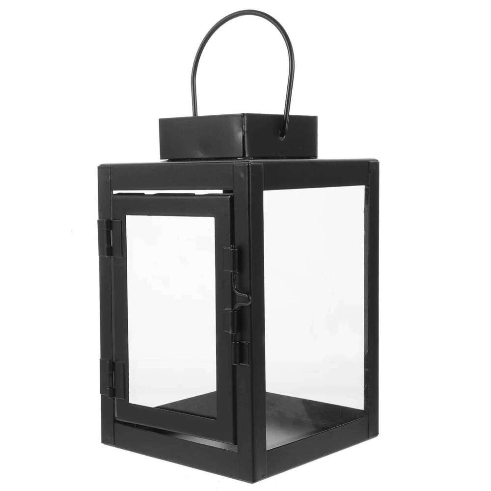 Simple Retro Metal Holder Decorative Lantern Home Garden Candles Holders Tealight Table Decor Romantic Wedding H260310