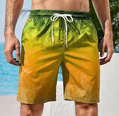 Summer mens beach vacation shorts fashionable multi-color beach shorts N260310