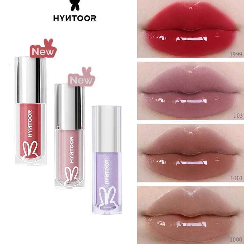 Hyntoor Planet Series Gloss Saliva Color Futuristic Lip Oil Mirror Finish Dewy Luster Lipstick Z260310