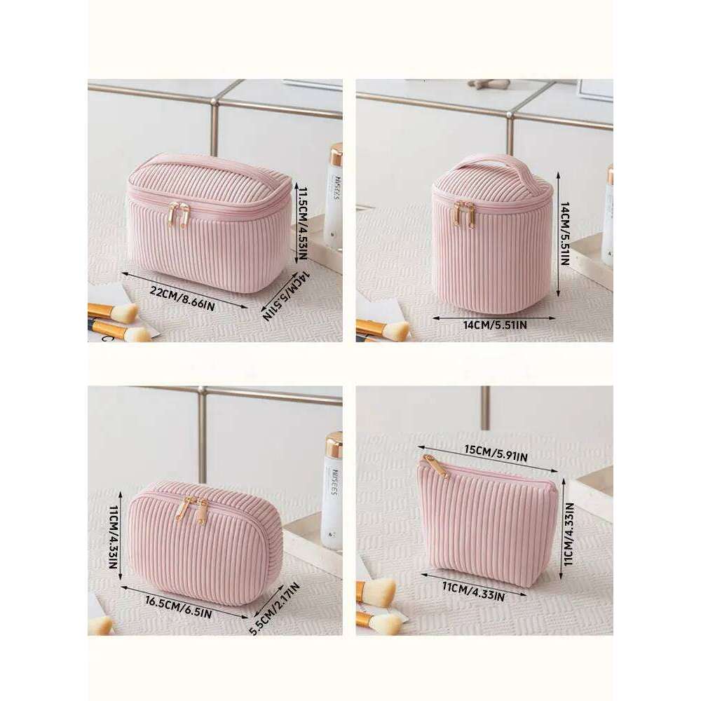 1PC Autumn and Winter new makeup bag, travel single-sided fleece mouth red envelope, large-capacity portable toiletry bag XJ260310