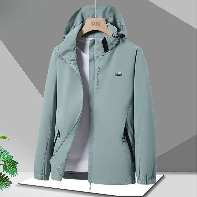 Jackets Outerwear Coats Outdoor Sports for Men Women Single Layer Thin Trendy Windproof Waterproof Spring and Autumn Jacket Men's Clothing - view 4