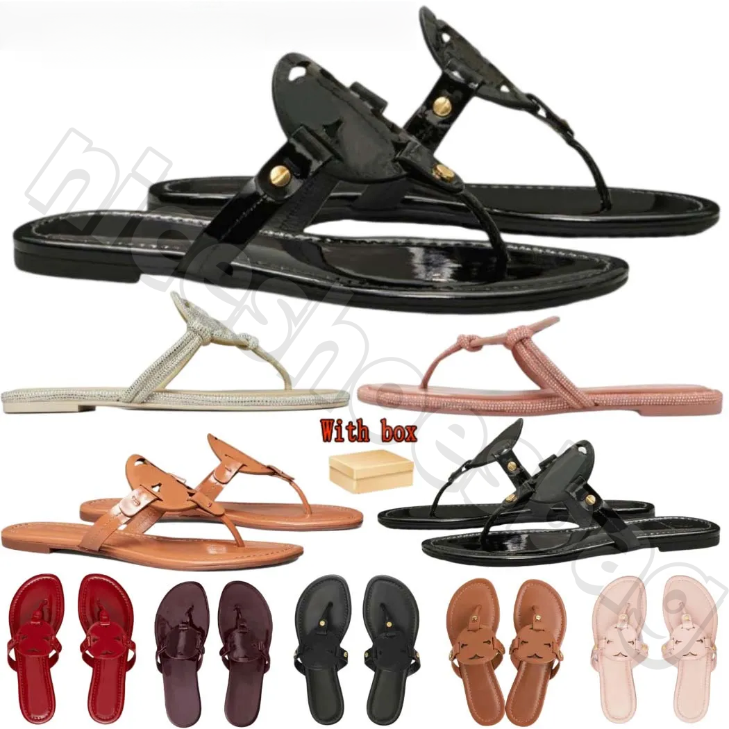 Top Slides miller sandals torys designer sandals women Summer Herringbone Flat Bottom Beach Shoes New Designer Sandals designer slippers women 35-42