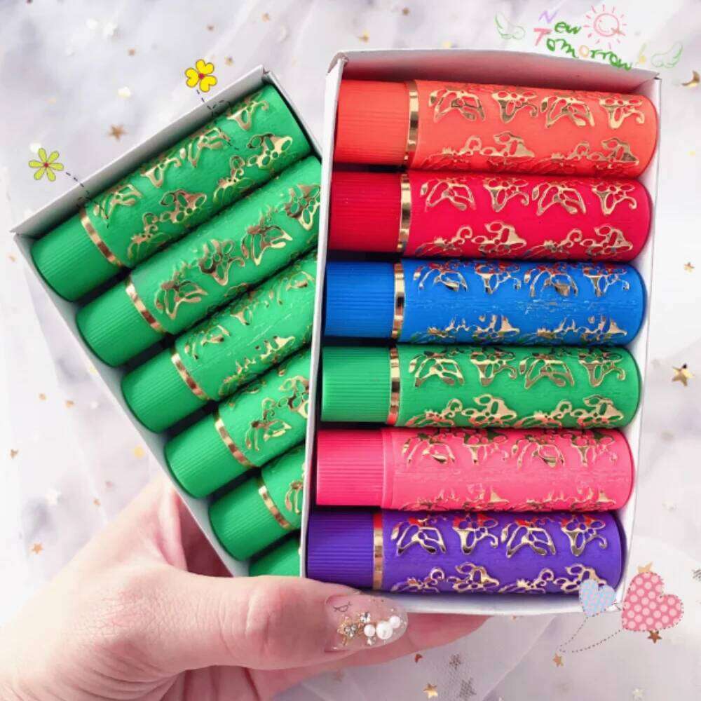 6 Colors Velvet Lipstick Lasting Moisturizing Matte Blam Color Mood Changing Sexy Gloss Waterproof Magic Lip Stick Z260310