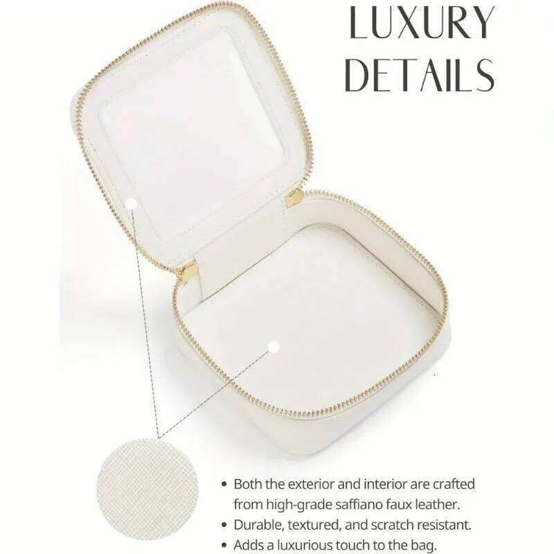 Small Cosmetic Bag Purse Mini Makeup Cute Clear Travel Organizer Case for Toiletry Waterproof Square Pouch Zipper XJ260310