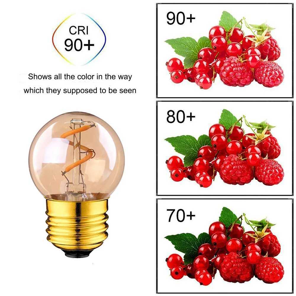 Edison Spiral Bulbs G40 T45 ST64 A19 G95 G80 E27 220V Dimmable LED Bulb Filament Light 3W 2200K Diamond Gold Lampada led H260310