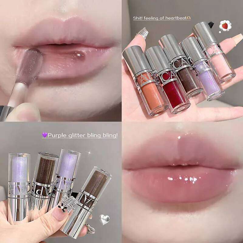 Mirror-like, moisturizing glass gloss with long-lasting, clear, plumping, and lip line-reducing properties. Lip gloss. Z260310