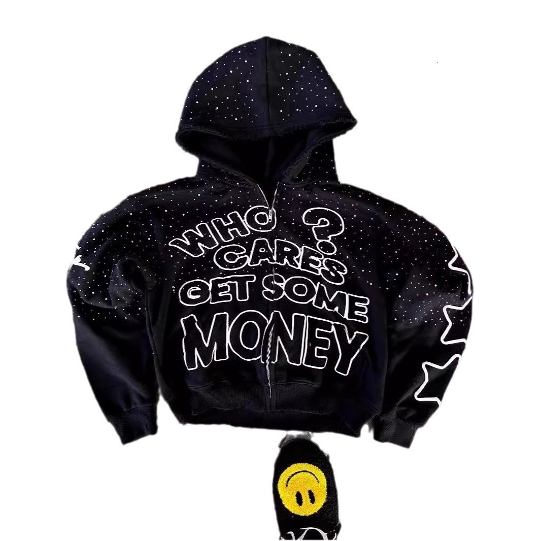 Y2K Fashion Mens Womens Autumn Winter American Retro Letter Pattern Hoodie Harajuku Style HipHop Pullover Oversized Version 250818