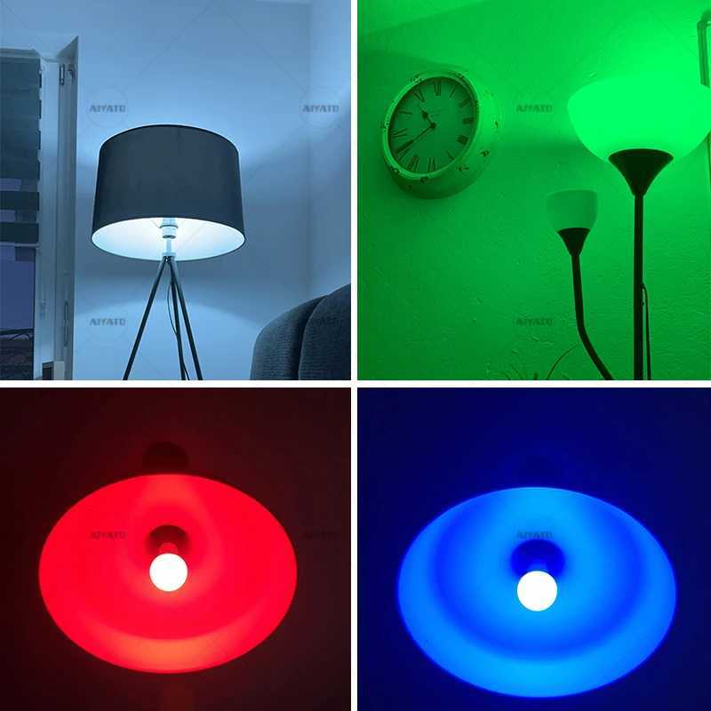 Tuya Bluetooth LED Bulb Dimmable 15W 18W E27 B22 220V RGBCW Color Change Lamps Smart Life APP Group Control Music Rhythm Timing H260310