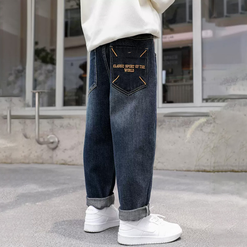 Childrens clothing boys pants spring and autumn style loose long pants for older children stylish casual pants for older boys junior high school boys 