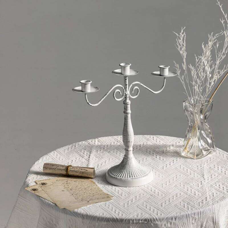 1/3/5 European Retro Candlestick Decoration Household Romantic Candlelight Dinner Wedding Shooting Props H260310
