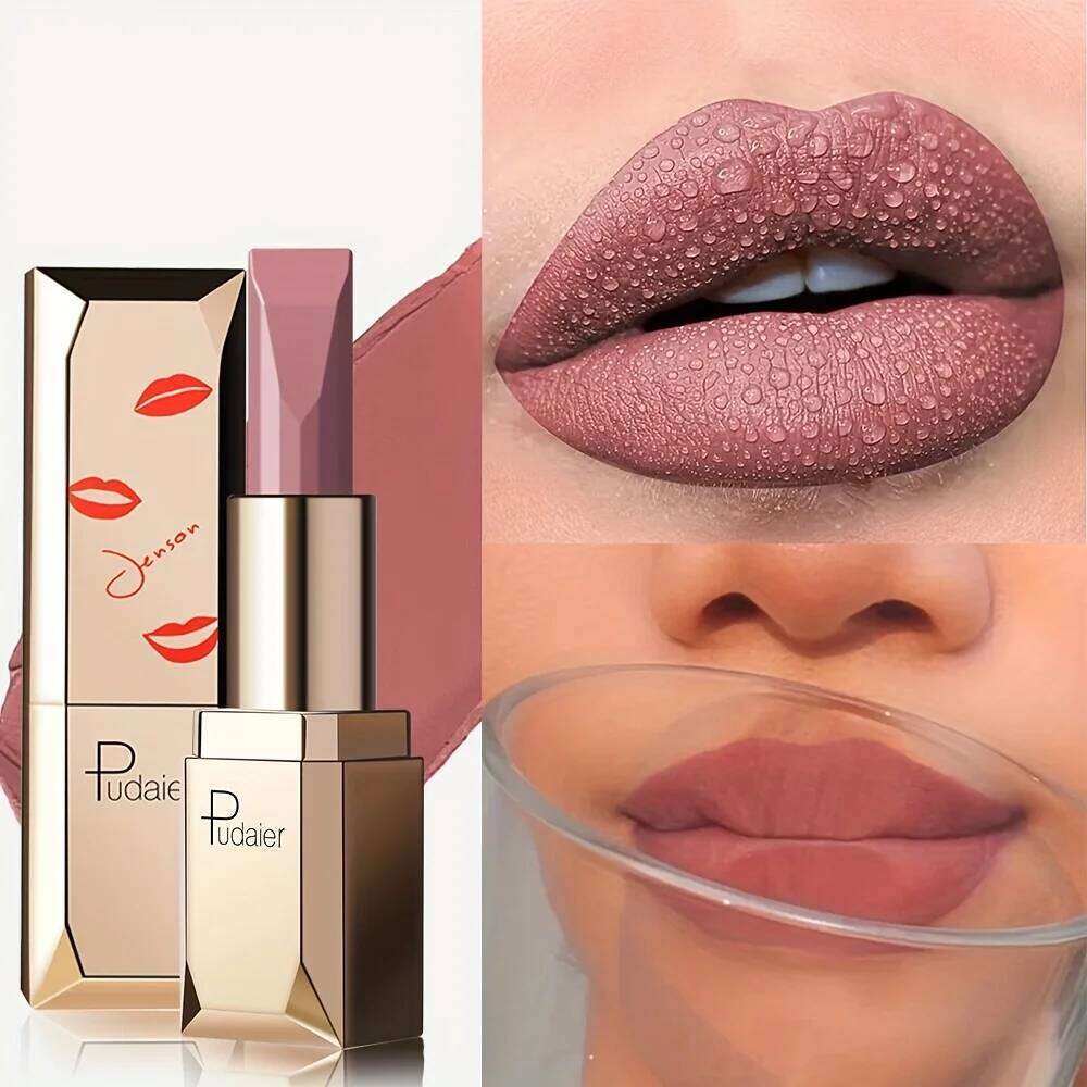 Matte Velvet Lipstick, Waterproof Long Lasting Non-Fading Lip Color, Silky Smooth Lipstick for Daily Makeup & Valentine's Day Z260310