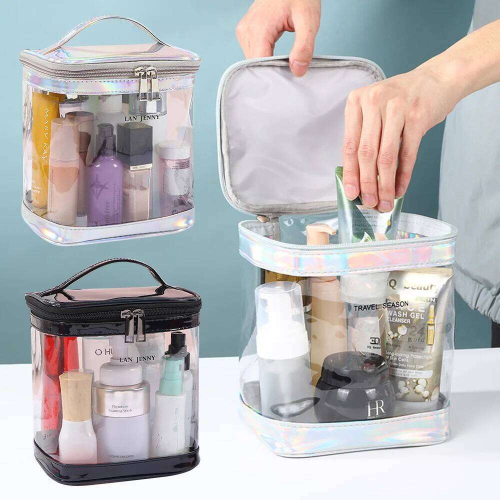 Premium Clear Makeup Transparent Cosmetic Pouch Travel Or Everyday Use Waterproof Beach Bag For Sunscreen Skincare Stora XJ260310
