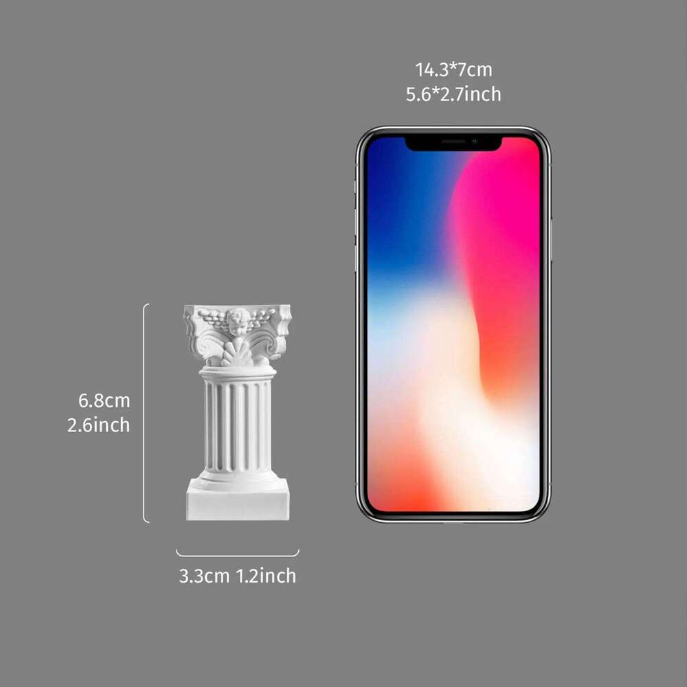 Candlestick Greek Column Statue Pedestal Sculpture Indoor Dining Room Garden Landscape Desktop Home Decoration H260310