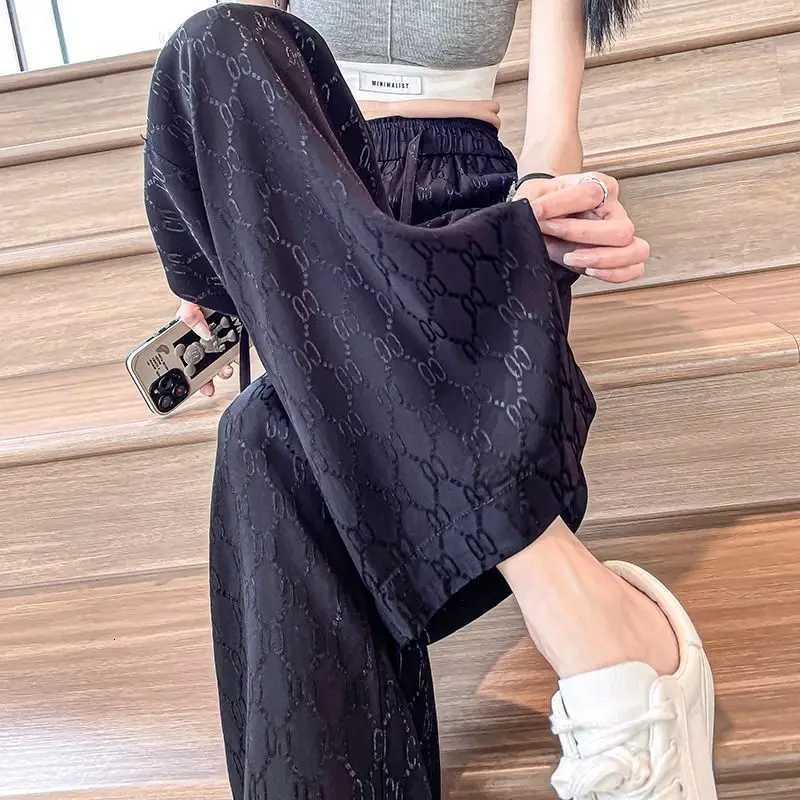 Liangliang Wide-leg Pants for Women 2025 New Thin Style Slim Straight Pink PantsT260310