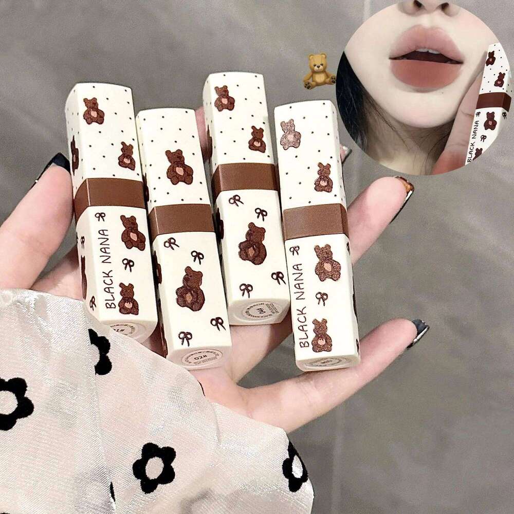 Matte Velvet Lipstick Cute Female Natural Lip Mud Student Party Waterproof and Long Lasting Lipgloss Beauty Makeup Z260310