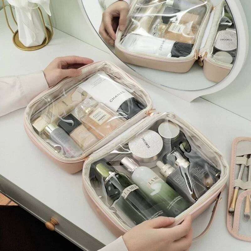 Women's Travel Cosmetic Bag Large Capacity Toiletry Organizer Portable Storage Case Waterproof Makeup Pouch XJ260310
