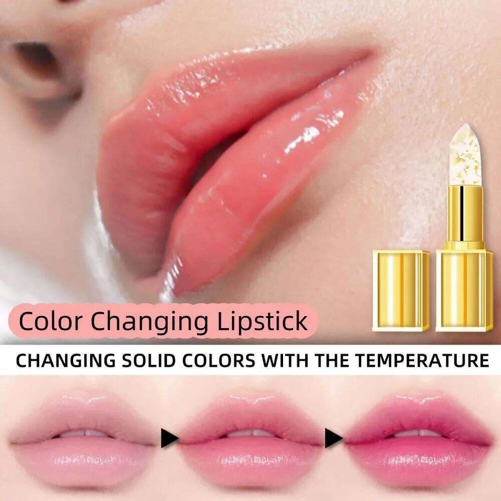 Moisturizing Color Changing Lipstick Waterproof Anti Drying Lip Care Cream Remove Dead Skin Multifunctional Jelly Lips Gloss Z260310