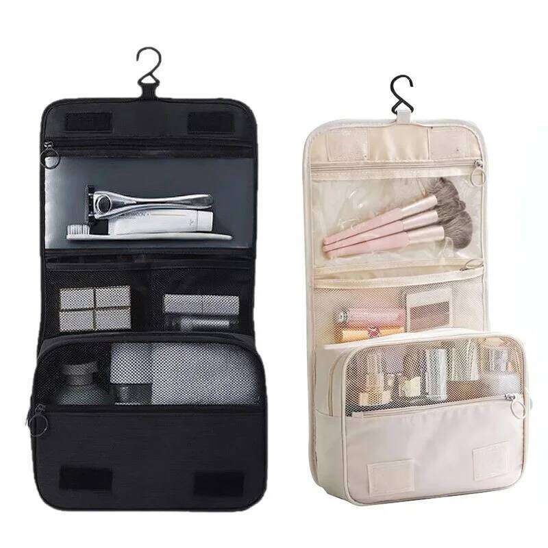 Portable Hook Cosmetic Cases Bathroom Functional Travel Waterproof Wear Resistant Multi Layer Storage Capacity Makeup Bag XJ260310