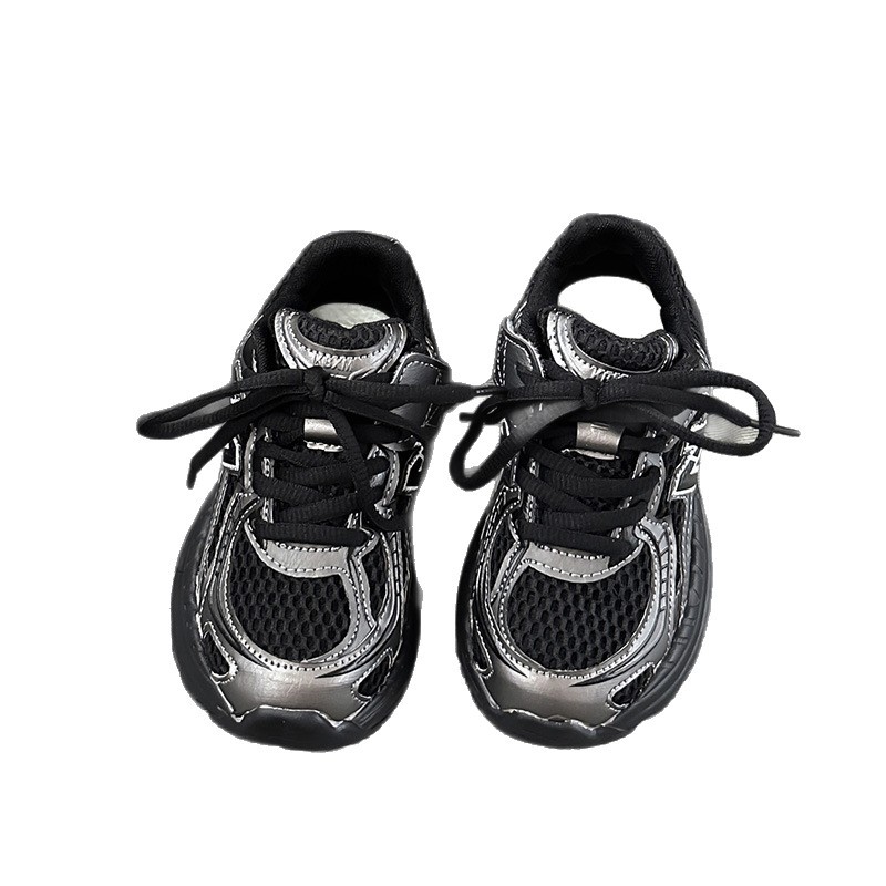 free shipping designer shoes for kids running shoes blue sliver Fashionable and versatile outdoor sneakers sport shoes